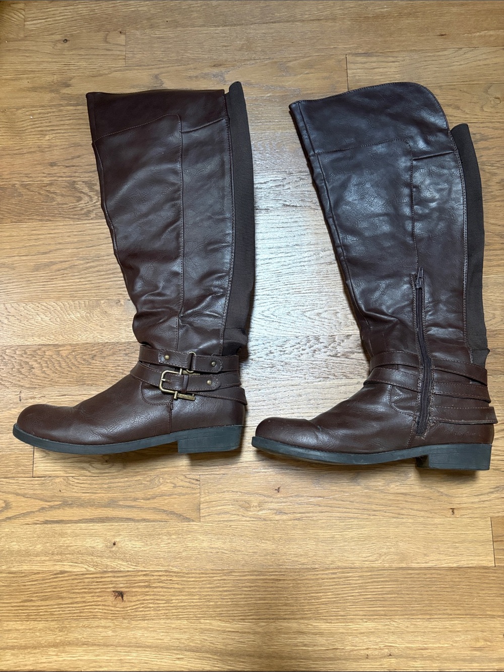 Life Stride Women's Over-the-Knee Riding Boots in Dark Brown